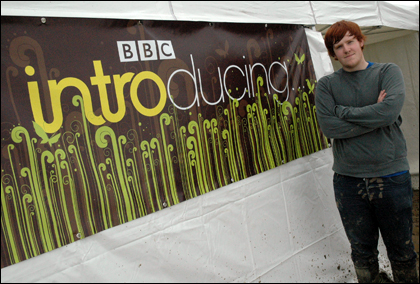 Sam Isaac on the BBC Introducing Stage