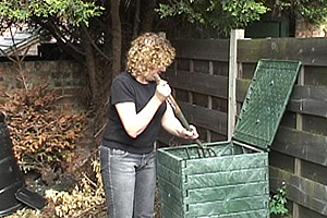 Kate has decided to start composting to help do her bit for the environment.