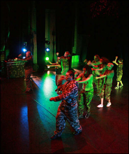 Contemporary dancers