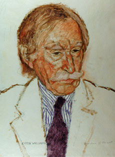 Portrait of Kyffin Williams by Gordon Stuart