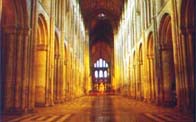 Photograph showing the interior of Ely Cathedral