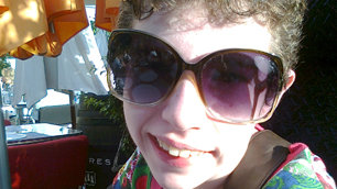 Beth Moulam smiling in the sunlight