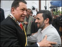 احمدی نژاد و چاوز