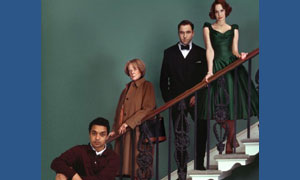 Capturing Mary: Joe (Danny Lee Wynter), Mary (Maggie Smith), Greville (David Walliams) and young Mary (Ruth Wilson)