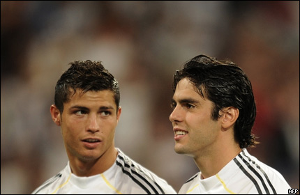 Cristiano Ronaldo y Kaká