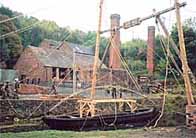Photograph for stage 1 - lifting a rib from a barge