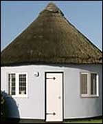 Thatched round house