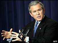 جارج بش بیس جنوری کو حلف اٹھائیں گے