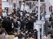 Protesters and police clash in Southall in 1979