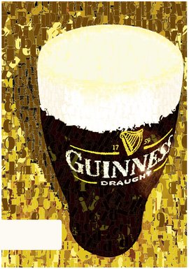Guiness Stout Font Illustration