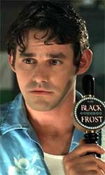 Xander as a bartender