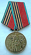 Arctic Medal a gift from Russia to Bill for convoy duties.