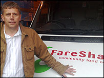Steve Hayes from Fareshare in Barnsley