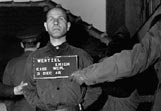 Photo of Nazi war criminal Erich Wentzel on the day of his execution in 1946