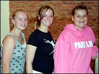 Rosalind, Louise and Claire from Madrigalis