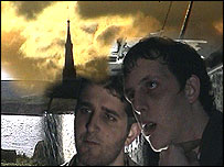 Detail from film poster for Sundown