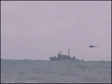 The rescue operation off the coast of Lebanon