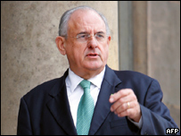 O ministro da Defesa, Nelson Jobim