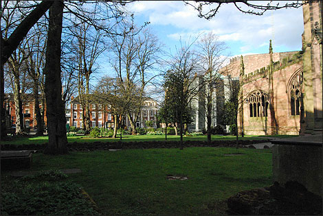 Unity Garden and Coventry Cathedral