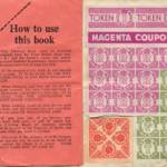 A clothing ration book. These were in use for some years after the war.