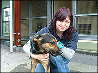 Some dogs are very camera shy!