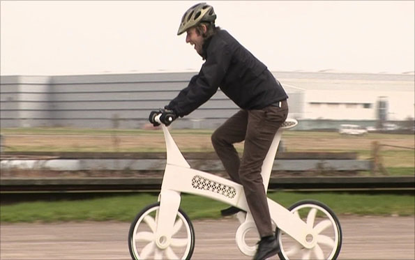 Andy Hawkins on the EADS Innovation Bike