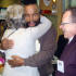 Mr T thanks Producer Ben's mum and Dermot's dad for their cakes, brought in as part of Mr T's High Tea.
