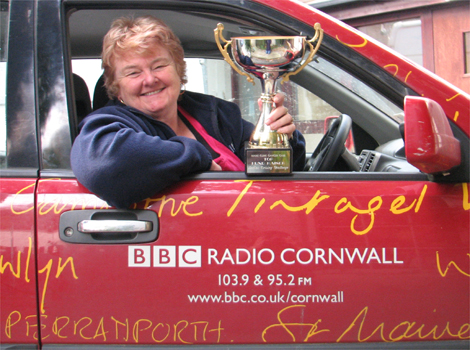 Joy Robinson with her cup