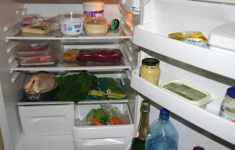 Food in the fridge