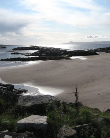 beach view from Arisaig