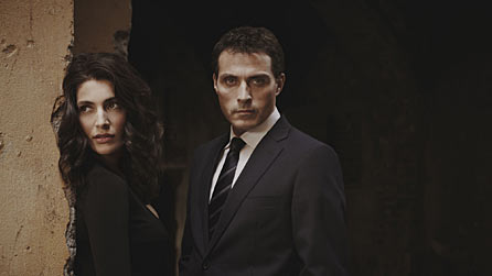 Caterina Murino and Rufus Sewell star as Tania Moretti and Aurelio Zen