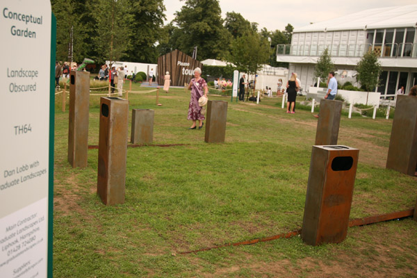 Photo: Periscopes are all that's visible above ground in Landscape Obscured