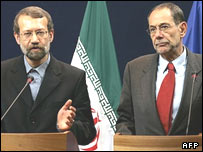 سولانا و لاريجانی