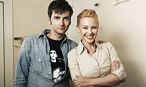 David Tennant and Kylie Minogue