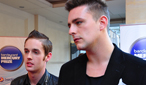 Paul and Rab from Glasvegas