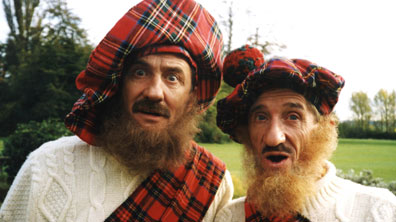 The Chuckle brothers.