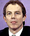Tony Blair, British prime minister