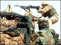 امن مشن پر فوجی