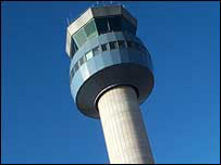 Nottingam East Midlands Airport Control Tower