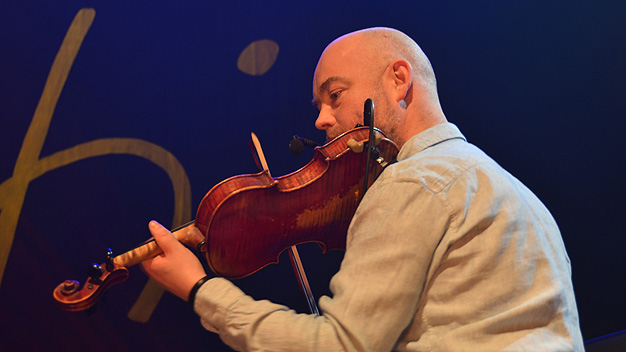 Lau's Aidan O'Rourke on fiddle