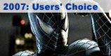 The Users' Top 10 films of 2007
