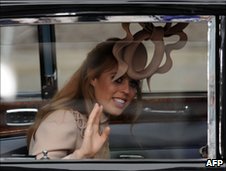 Princess Beatrice in her wedding hat