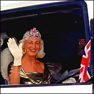 Paddy Laban, in fancy dress