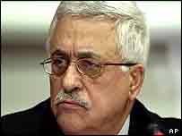O presidente da Organização para a Libertação da Palestina, Mahmoud Abbas
