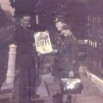 V.E. Day, 8 May 1945 Sloane Street, SW1 Jean Simpson (not the Seargeant Major, the other one).