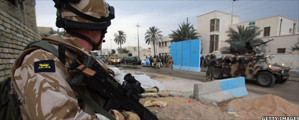 British soldier in Iraq