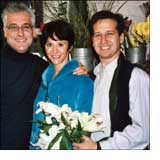 From left - Mark, Sarah and Stephen