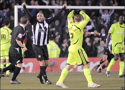 Derby were given an FA Cup scare at Forest Green