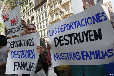 Protestas contra las deportaciones