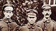 Photograph showing Hitler as a soldier during World War One